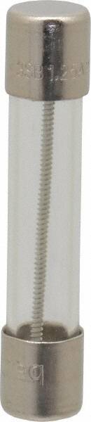 Ferraz Shawmut - 250 VAC, 1.25 Amp, Time Delay Miniature Glass Fuse - Clip Mount, 1-1/4" OAL, 1/4" Diam - Industrial Tool & Supply