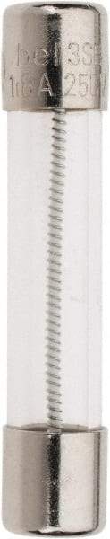 Ferraz Shawmut - 250 VAC, 1.8 Amp, Time Delay Miniature Glass Fuse - Clip Mount, 1-1/4" OAL, 1/4" Diam - Industrial Tool & Supply