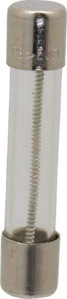 Ferraz Shawmut - 250 VAC, 2.5 Amp, Time Delay Miniature Glass Fuse - Clip Mount, 1-1/4" OAL, 1/4" Diam - Industrial Tool & Supply