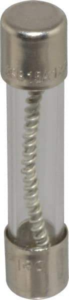 Ferraz Shawmut - 125 VAC, 15 Amp, Time Delay Miniature Glass Fuse - Clip Mount, 1-1/4" OAL, 10 at AC kA Rating, 1/4" Diam - Industrial Tool & Supply