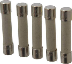 Ferraz Shawmut - 250 VAC, 10 Amp, Time Delay Miniature Ceramic Fuse - Clip Mount, 1-1/4" OAL, 1/4" Diam - Industrial Tool & Supply