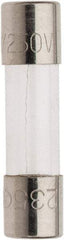 Ferraz Shawmut - 250 VAC, 0.7 Amp, Fast-Acting Miniature Glass Fuse - Clip Mount, 20mm OAL, 5mm Diam - Industrial Tool & Supply