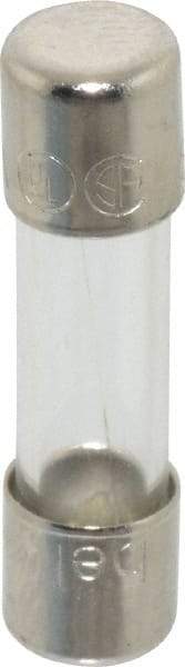 Ferraz Shawmut - 250 VAC, 0.75 Amp, Fast-Acting Miniature Glass Fuse - Clip Mount, 20mm OAL, 5mm Diam - Industrial Tool & Supply