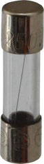 Ferraz Shawmut - 250 VAC, 0.8 Amp, Fast-Acting Miniature Glass Fuse - Clip Mount, 20mm OAL, 5mm Diam - Industrial Tool & Supply