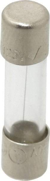 Ferraz Shawmut - 250 VAC, 1 Amp, Fast-Acting Miniature Glass Fuse - Clip Mount, 20mm OAL, 5mm Diam - Industrial Tool & Supply