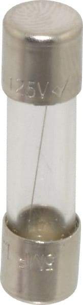 Ferraz Shawmut - 250 VAC, 1.5 Amp, Fast-Acting Miniature Glass Fuse - Clip Mount, 20mm OAL, 5mm Diam - Industrial Tool & Supply