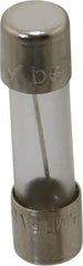 Ferraz Shawmut - 125 VAC, 5 Amp, Fast-Acting Miniature Glass Fuse - Clip Mount, 20mm OAL, 10 at AC kA Rating, 5mm Diam - Industrial Tool & Supply