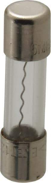 Ferraz Shawmut - 125 VAC, 6 Amp, Fast-Acting Miniature Glass Fuse - Clip Mount, 20mm OAL, 10 at AC kA Rating, 5mm Diam - Industrial Tool & Supply