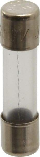 Ferraz Shawmut - 250 VAC, 0.5 Amp, Fast-Acting Miniature Glass Fuse - Clip Mount, 1" OAL, 1/4" Diam - Industrial Tool & Supply