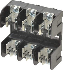 Ferraz Shawmut - 3 Pole, 250 VAC/VDC, 30 Amp, Screw Mount Fuse Block - 3 Inch Long x 3 Inch Wide x 1.38 Inch High Block - Industrial Tool & Supply