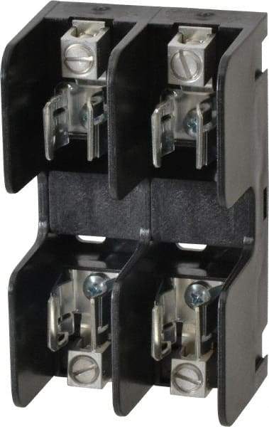 Ferraz Shawmut - 2 Pole, 250 VAC/VDC, 60 Amp, Screw Mount Fuse Block - 3 Inch Long x 2.03 Inch Wide x 1.38 Inch High Block - Industrial Tool & Supply