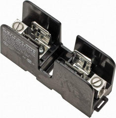 Ferraz Shawmut - 1 Pole, 14 to 2 AWG, 600 VAC/VDC, 30 Amp, DIN Rail Mount, Screw Mount Fuse Block - 3.9 Inch Long x 1.29 Inch Wide x 2.2 Inch High Block - Industrial Tool & Supply