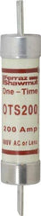Ferraz Shawmut - 300 VDC, 600 VAC, 200 Amp, Fast-Acting General Purpose Fuse - Clip Mount, 9-5/8" OAL, 20 at DC, 50 at AC kA Rating, 1-13/16" Diam - Industrial Tool & Supply