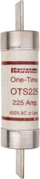 Ferraz Shawmut - 300 VDC, 600 VAC, 225 Amp, Fast-Acting General Purpose Fuse - Clip Mount, 11-5/8" OAL, 20 at DC, 50 at AC kA Rating, 2-9/16" Diam - Industrial Tool & Supply