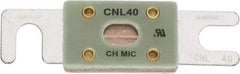 Ferraz Shawmut - 40 Amp Visible Link Flat Forklift & Truck Fuse - 32VAC, 32VDC, 3.18" Long x 0.75" Wide, Littelfuse CNL40, Bussman ANL40, Ferraz Shawmut CNL40 - Industrial Tool & Supply