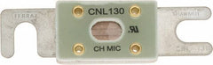 Ferraz Shawmut - 130 Amp Visible Link Flat Forklift & Truck Fuse - 32VAC, 32VDC, 3.18" Long x 0.75" Wide, Littelfuse CNL130, Bussman ANL130, Ferraz Shawmut CNL130 - Industrial Tool & Supply
