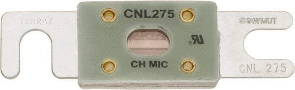 Ferraz Shawmut - 275 Amp Visible Link Flat Forklift & Truck Fuse - 32VAC, 32VDC, 3.18" Long x 0.75" Wide, Littelfuse CNL275, Bussman ANL275, Ferraz Shawmut CNL275 - Industrial Tool & Supply