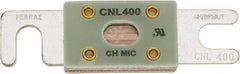 Ferraz Shawmut - 400 Amp Visible Link Flat Forklift & Truck Fuse - 32VAC, 32VDC, 3.18" Long x 0.75" Wide, Littelfuse CNL400, Bussman ANL400, Ferraz Shawmut CNL400 - Industrial Tool & Supply