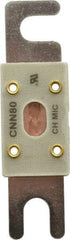 Ferraz Shawmut - 80 Amp Visible Link Flat Forklift & Truck Fuse - 125VAC, 48VDC, 3.18" Long x 0.75" Wide, Littelfuse CNN80, Bussman ANN80, Ferraz Shawmut CNN80 - Industrial Tool & Supply