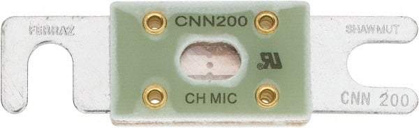 Ferraz Shawmut - 200 Amp Visible Link Flat Forklift & Truck Fuse - 125VAC, 48VDC, 3.18" Long x 0.75" Wide, Littelfuse CNN200, Bussman ANN200, Ferraz Shawmut CNN200 - Industrial Tool & Supply