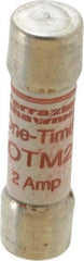 Ferraz Shawmut - 250 VAC, 2 Amp, Fast-Acting General Purpose Fuse - Clip Mount, 1-1/2" OAL, 10 at AC kA Rating, 13/32" Diam - Industrial Tool & Supply