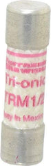 Ferraz Shawmut - 250 VAC, 0.5 Amp, Time Delay Midget Fuse - Clip Mount, 1-1/2" OAL, 10 at AC kA Rating, 13/32" Diam - Industrial Tool & Supply
