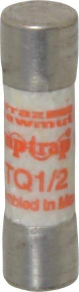 Ferraz Shawmut - 500 VAC, 0.5 Amp, Time Delay General Purpose Fuse - Clip Mount, 1-1/2" OAL, 10 at AC kA Rating, 13/32" Diam - Industrial Tool & Supply