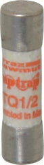 Ferraz Shawmut - 500 VAC, 0.5 Amp, Time Delay General Purpose Fuse - Clip Mount, 1-1/2" OAL, 10 at AC kA Rating, 13/32" Diam - Industrial Tool & Supply
