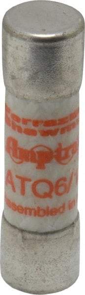 Ferraz Shawmut - 500 VAC, 0.6 Amp, Time Delay General Purpose Fuse - Clip Mount, 1-1/2" OAL, 10 at AC kA Rating, 13/32" Diam - Industrial Tool & Supply