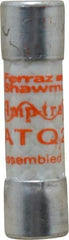 Ferraz Shawmut - 500 VAC, 2 Amp, Time Delay General Purpose Fuse - Clip Mount, 1-1/2" OAL, 10 at AC kA Rating, 13/32" Diam - Industrial Tool & Supply