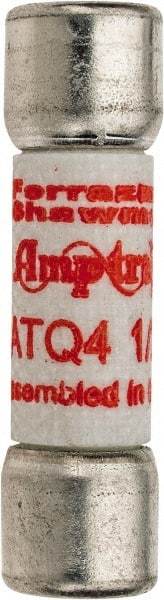 Ferraz Shawmut - 500 VAC, 4.5 Amp, Time Delay General Purpose Fuse - Clip Mount, 1-1/2" OAL, 10 at AC kA Rating, 13/32" Diam - Industrial Tool & Supply