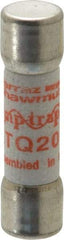 Ferraz Shawmut - 500 VAC, 20 Amp, Time Delay General Purpose Fuse - Clip Mount, 1-1/2" OAL, 10 at AC kA Rating, 13/32" Diam - Industrial Tool & Supply