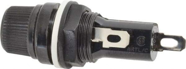 Ferraz Shawmut - 1 Pole, 250 VAC, 15 Amp, Panel Mount Fuse Holder - Compatible with CC Class, 1-1/4 Inch Long x 20mm Wide and 1/4 Inch Diameter Fuse - Industrial Tool & Supply