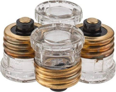 Ferraz Shawmut - 125 VAC, 15 Amp, Time Delay Plug Fuse - Screw Mount Mount, 1.29" OAL, 10 at AC kA Rating, 1-1/8" Diam - Industrial Tool & Supply