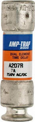 Ferraz Shawmut - 250 VAC/VDC, 7 Amp, Time Delay General Purpose Fuse - Clip Mount, 51mm OAL, 100 at DC, 200 at AC kA Rating, 9/16" Diam - Industrial Tool & Supply