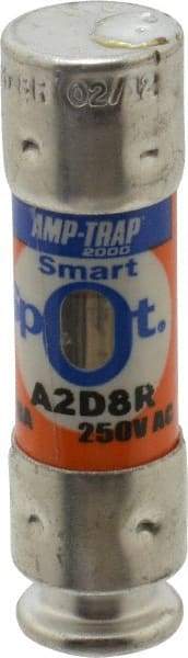 Ferraz Shawmut - 250 VAC/VDC, 8 Amp, Time Delay General Purpose Fuse - Clip Mount, 51mm OAL, 100 at DC, 200 at AC kA Rating, 9/16" Diam - Industrial Tool & Supply