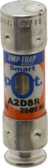 Ferraz Shawmut - 250 VAC/VDC, 8 Amp, Time Delay General Purpose Fuse - Clip Mount, 51mm OAL, 100 at DC, 200 at AC kA Rating, 9/16" Diam - Industrial Tool & Supply