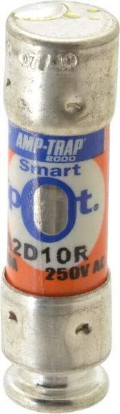 Ferraz Shawmut - 250 VAC/VDC, 10 Amp, Time Delay General Purpose Fuse - Clip Mount, 51mm OAL, 100 at DC, 200 at AC kA Rating, 9/16" Diam - Industrial Tool & Supply