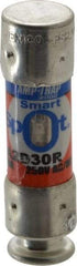 Ferraz Shawmut - 250 VAC/VDC, 30 Amp, Time Delay General Purpose Fuse - Clip Mount, 51mm OAL, 100 at DC, 200 at AC kA Rating, 9/16" Diam - Industrial Tool & Supply