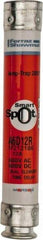 Ferraz Shawmut - 600 VAC/VDC, 12 Amp, Time Delay General Purpose Fuse - Clip Mount, 127mm OAL, 100 at DC, 200 at AC kA Rating, 13/16" Diam - Industrial Tool & Supply