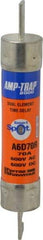 Ferraz Shawmut - 600 VAC/VDC, 70 Amp, Time Delay General Purpose Fuse - Clip Mount, 7-7/8" OAL, 100 at DC, 200 at AC kA Rating, 1-5/16" Diam - Industrial Tool & Supply