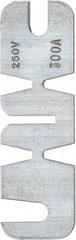 Ferraz Shawmut - 250 VAC, 300 Amp, Fast-Acting Renewable Fuse - Fuse Holder Mount, 8-5/8" OAL, 10 at AC kA Rating, 2-1/16" Diam - Industrial Tool & Supply