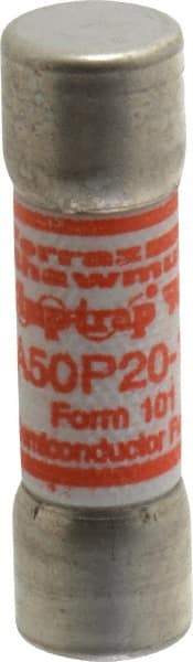 Ferraz Shawmut - 450 VDC, 500 VAC, 20 Amp, Fast-Acting Semiconductor/High Speed Fuse - Clip Mount, 50.8mm OAL, 100 at AC, 79 at DC kA Rating, 9/16" Diam - Industrial Tool & Supply