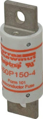 Ferraz Shawmut - 450 VDC, 500 VAC, 150 Amp, Fast-Acting Semiconductor/High Speed Fuse - Bolt-on Mount, 3-5/8" OAL, 100 at AC, 79 at DC kA Rating, 31mm Diam - Industrial Tool & Supply