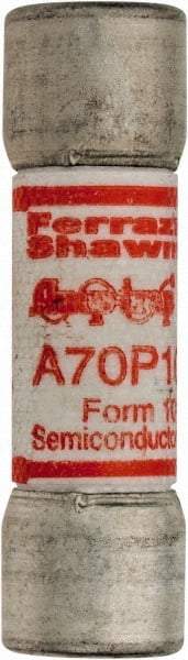 Ferraz Shawmut - 650 VDC, 700 VAC, 10 Amp, Fast-Acting Semiconductor/High Speed Fuse - Clip Mount, 50.8mm OAL, 100 at AC/DC kA Rating, 9/16" Diam - Industrial Tool & Supply