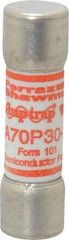 Ferraz Shawmut - 650 VDC, 700 VAC, 30 Amp, Fast-Acting Semiconductor/High Speed Fuse - Clip Mount, 50.8mm OAL, 100 at AC/DC kA Rating, 9/16" Diam - Industrial Tool & Supply