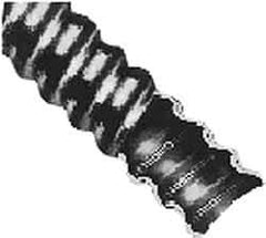 Made in USA - 2-1/2" Trade Size, 50' Long, Flexible Reduced Wall Flex Conduit - Aluminum, 2-1/2" ID - Industrial Tool & Supply