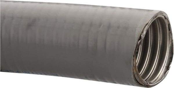 Made in USA - 1-1/4" Trade Size, 50' Long, Flexible Liquidtight Conduit - Steel - Industrial Tool & Supply