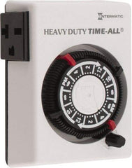 Intermatic - 24 hr Indoor Analog Electrical Timer - 2 On/Off per Day, 240 VAC, - Industrial Tool & Supply