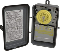 Intermatic - 24 hr Outdoor Analog Electromechanical Timer Switch - 1 to 12 On/Off, 208 to 277 VAC, 60 Hz, - Industrial Tool & Supply